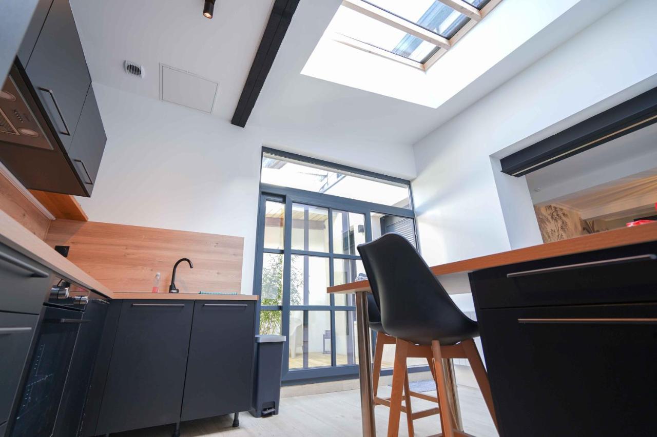 La Villa Berenice « Le Patio » En Coeur De Ville Saint-Amand-les-Eaux Buitenkant foto